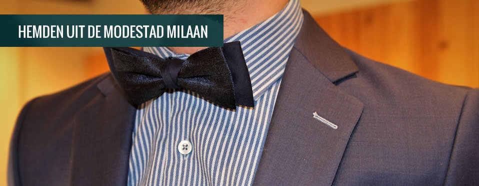 Hemden uit de modestad Milaan